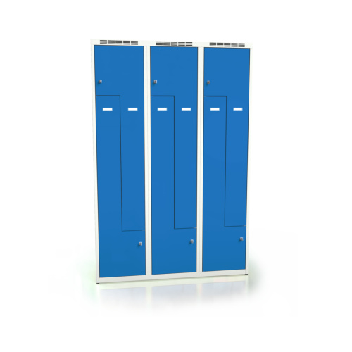 Kleiderschrank Z B 1200 - grau/blau