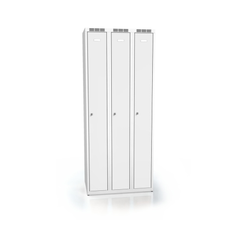 Kleiderschrank B 750 mm - grau